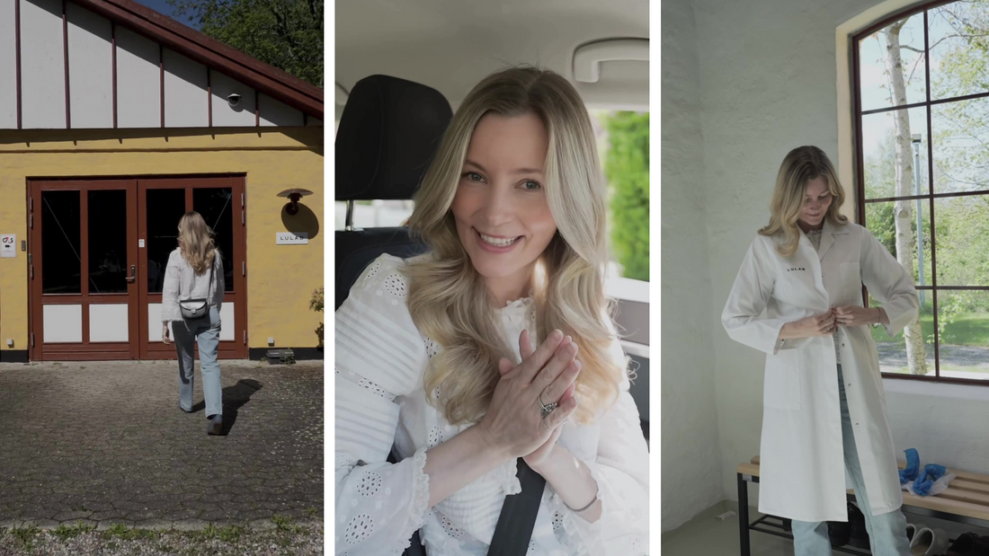 Christina Dueholm på besøg i LULABs laboratorie i Allerød